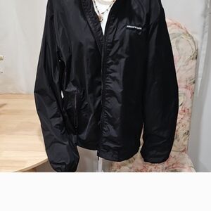 3 Items)Armani Exchange Black Windbreaker Jacket, Champion Jacek Banana Republic